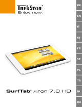 Trekstor SurfTab Xiron 7.0 HD Användarmanual