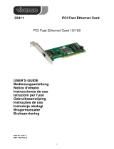 Vivanco PCI -> 10/100 Mbps Ethernet Card Användarguide