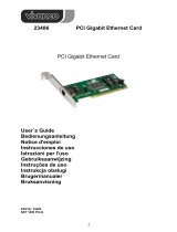 Vivanco PCI -> 10/100/1000 Mbps Ethernet Card Bruksanvisning