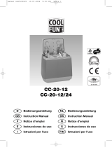 Waeco Coolfun CC-20-12/24 Bruksanvisningar