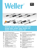 Weller WXMP Set Bruksanvisningar