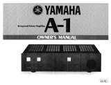 Yamaha A-1 Bruksanvisning