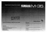 Yamaha M-35 Bruksanvisning