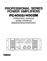 Yamaha PC4002 Bruksanvisning