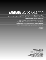 Yamaha AX-V401 Bruksanvisning