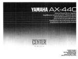 Yamaha AX-440 Bruksanvisning