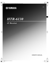 Yamaha HTR-6130BL - 500 Watt Home Theater Receiver Bruksanvisning