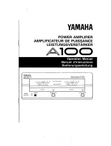 Yamaha A100 Användarmanual