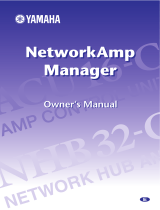 Yamaha NetworkAmp Manager Bruksanvisning