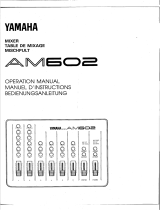 Yamaha AM602 Bruksanvisning