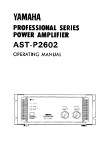Yamaha AST-P2602 Bruksanvisning