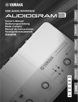 Yamaha Audiogram3 Bruksanvisning