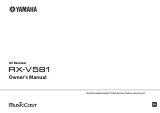 Yamaha RX-V581 Bruksanvisning