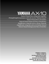 Yamaha AX-10 Användarmanual