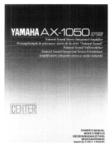 Yamaha AX-1050 Bruksanvisning