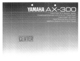 Yamaha AX-300 Bruksanvisning