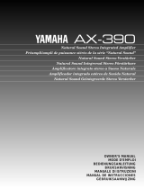 Yamaha AX-390 Bruksanvisning