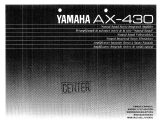 Yamaha AX-430 Bruksanvisning