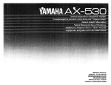 Yamaha AX-530 Bruksanvisning