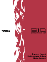 Yamaha B1D Bruksanvisning
