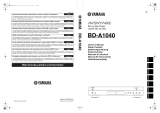 Yamaha BD-A1060 Bruksanvisning