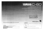 Yamaha C-60 Bruksanvisning