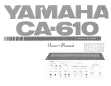 Yamaha CA-610 Bruksanvisning