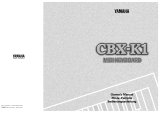 Yamaha CBX-K1 Bruksanvisning