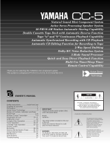 Yamaha CC5 Användarmanual