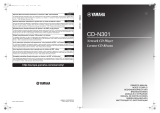 Yamaha CD-N301 Black Användarmanual