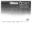 Yamaha CD-X1 Bruksanvisning