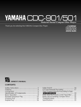 Yamaha CDC-901 Användarmanual