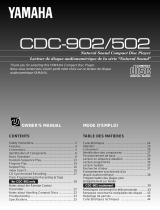 Yamaha CDC-902 Användarmanual