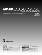 Yamaha CDC-655 Användarmanual