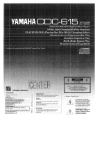 Yamaha CDC-615 Bruksanvisning