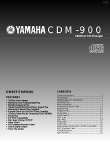 Yamaha CDM-900 Användarmanual