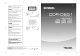 Yamaha CDR-D651 Användarmanual