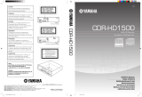 Yamaha CDR-HD1500 Bruksanvisning