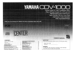 Yamaha CDV1000 Bruksanvisning