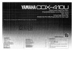 Yamaha CDX-410U Bruksanvisning