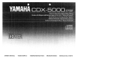 Yamaha CDX-5000 Bruksanvisning