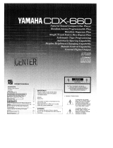 Yamaha CDX-660 Bruksanvisning