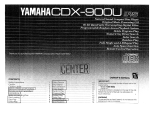 Yamaha CDX-900 Bruksanvisning