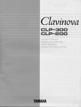 Yamaha Clavinova Bruksanvisning