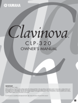 Yamaha Clavinova CLP-320 Bruksanvisning