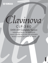 Yamaha Clavinova CLP-380 Datablad