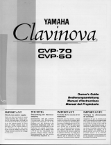 Yamaha Clavinova CVP- Bruksanvisning
