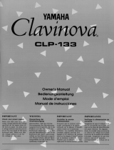 Yamaha Clavinova CLP-133 Bruksanvisning