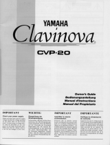Yamaha CVP-20 Bruksanvisning
