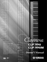 Yamaha Clavinova CLP-990 Användarmanual